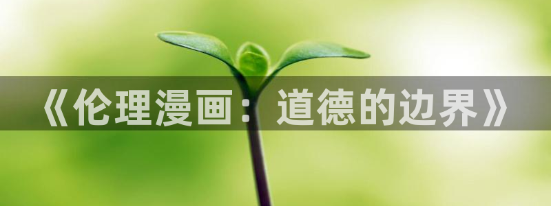 汗汗漫画网sss：《伦理漫画：道德的边界》